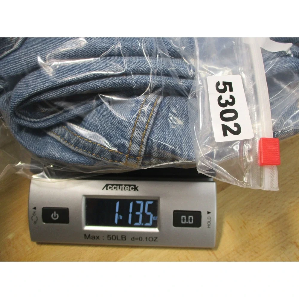 Levis 501‎ Original Fit Button Fly Light Wash Straight Leg Jeans Mens 40x31